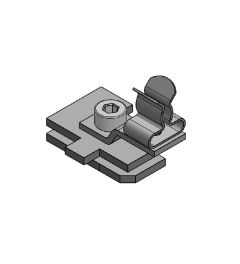 SC/LF/SKL 3-6 mm EMC schermklem voor 30mm DIN-rails(C)