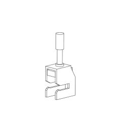 SKS 3-8 mm EMC kabelafscherming voor 10×3mm busbars