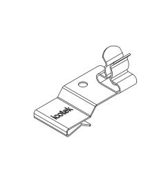 PFK2-A/SKL 02 EMC schermklem(2x), plaatdikte 1.5-2mm