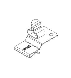 PFK2-A/SKL 10 EMC schermklem(2x), plaatdikte 1.5-2mm