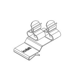 PFK2-A/SKL 11 EMC schermklem(2x), plaatdikte 1.5-2mm