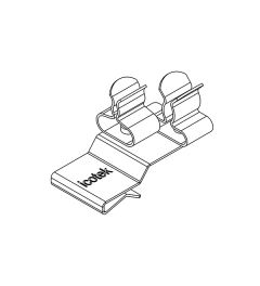 PFK2-A/SKL 12 EMC schermklem(2x), plaatdikte 1.5-2mm