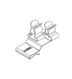 PFK2-A/SKL 32 EMC schermklem(2x), plaatdikte 1.5-2mm