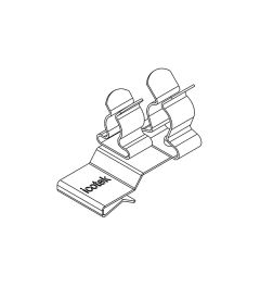 PFK2-A/SKL 34 EMC schermklem(2x), plaatdikte 1.5-2mm