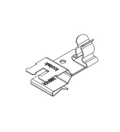 PFKZ2-A/SKL 03 EMC schermklem(2x), plaatdikte 1.5-2mm