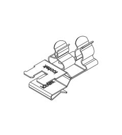 PFKZ2-A/SKL 13 EMC schermklem(2x), plaatdikte 1.5-2mm