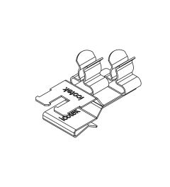 PFKZ2-A/SKL 22 EMC schermklem(2x), plaatdikte 1.5-2mm