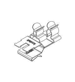 PFKZ2-A/SKL 23 EMC schermklem(2x), plaatdikte 1.5-2mm