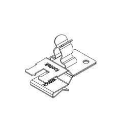 PFKZ2-A/SKL 30 EMC schermklem(2x), plaatdikte 1.5-2mm