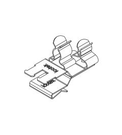 PFKZ2-A/SKL 31 EMC schermklem(2x), plaatdikte 1.5-2mm