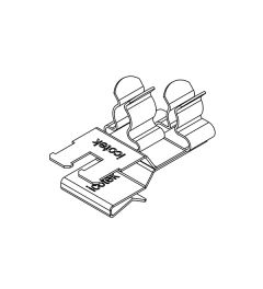 PFKZ2-A/SKL 32 EMC schermklem(2x), plaatdikte 1.5-2mm