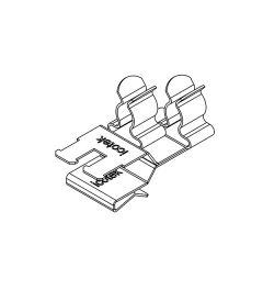 PFKZ2-A/SKL 33 EMC schermklem(2x), plaatdikte 1.5-2mm