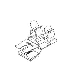 PFKZ2-A/SKL 43 EMC schermklem(2x), plaatdikte 1.5-2mm