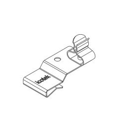 PFK2-B/SKL 01 EMC schermklem(2x), plaatdikte 2-3mm