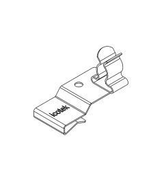 PFK2-B/SKL 03 EMC schermklem(2x), plaatdikte 2-3mm