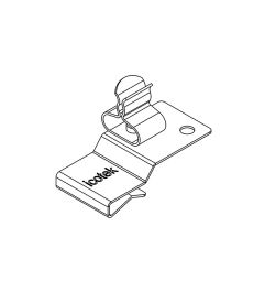 PFK2-B/SKL 10 EMC schermklem(2x), plaatdikte 2-3mm