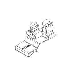 PFK2-B/SKL 13 EMC schermklem(2x), plaatdikte 2-3mm