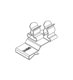 PFK2-B/SKL 23 EMC schermklem(2x), plaatdikte 2-3mm