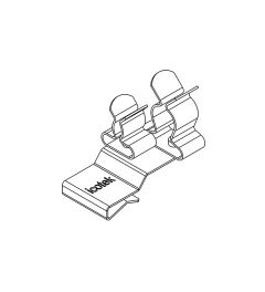 PFK2-B/SKL 24 EMC schermklem(2x), plaatdikte 2-3mm