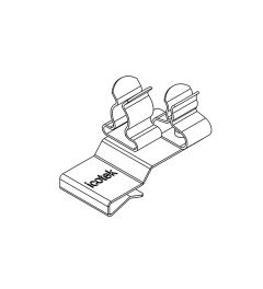 PFK2-B/SKL 31 EMC schermklem(2x), plaatdikte 2-3mm