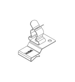 PFK2-B/SKL 40 EMC schermklem(2x), plaatdikte 2-3mm