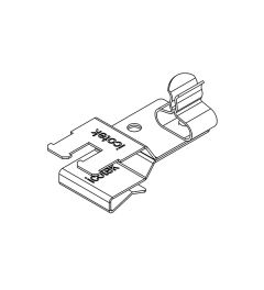 PFKZ2-B/SKL 01 EMC schermklem(2x), plaatdikte 2-3mm