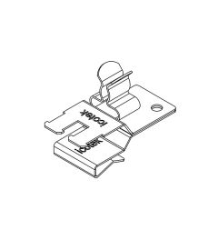 PFKZ2-B/SKL 20 EMC schermklem(2x), plaatdikte 2-3mm