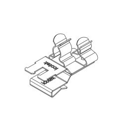 PFKZ2-B/SKL 31 EMC schermklem(2x), plaatdikte 2-3mm