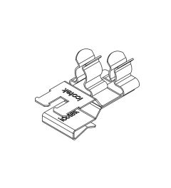 PFKZ2-B/SKL 32 EMC schermklem(2x), plaatdikte 2-3mm