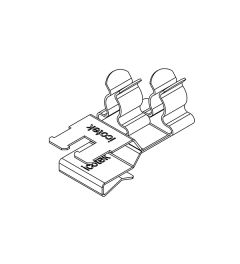 PFKZ2-B/SKL 33 EMC schermklem(2x), plaatdikte 2-3mm