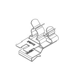 PFKZ2-B/SKL 41 EMC schermklem(2x), plaatdikte 2-3mm