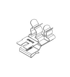 PFKZ2-B/SKL 42 EMC schermklem(2x), plaatdikte 2-3mm