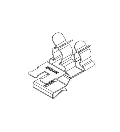 PFKZ2-B/SKL 43 EMC schermklem(2x), plaatdikte 2-3mm