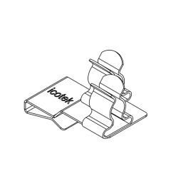 PFS2/SKL 33 EMC schermklem(2x) voor 10×3mm busbars