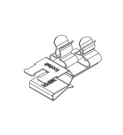 PFSZ2/SKL 21 EMC schermklem(2x) voor 10×3mm busbars