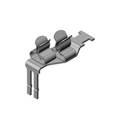 STFZ2/12 EMC schermklem(2x) voor busmodules