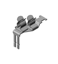 STFZ2/32 EMC schermklem(2x) voor busmodules