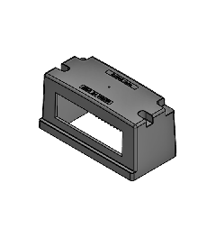 KEA 24 W90R Kabelinvoeradapter 90° voor KEL snap-in, zwart