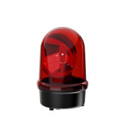 LED Zwaailamp met spiegel 24VAC/DC rood