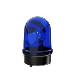 LED Zwaailamp met spiegel 24VAC/DC blauw