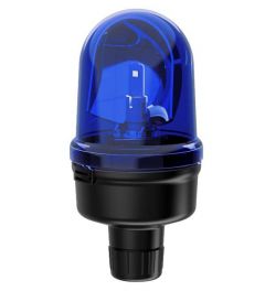 LED Zwaailamp met spiegel 115-230VAC blauw