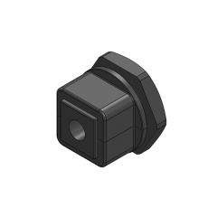 KVT 32 split cable gland M32, screw nut, black