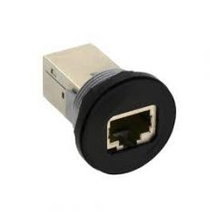 CW RJ45 poort 22mm zwart