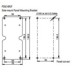 Side-Mnt Pannel Mounting Brckt