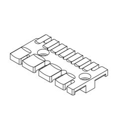 ZL 03 trekontlastingsplaat voor variërende kabeldiameters