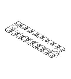 ZL 140 trekontlastingsplaat voor 9 kabels