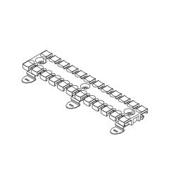 SF/ZL180 trekontlastingsplaat voor 12 kabels