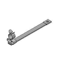 MB100/ 6/M4 aardlitze 100mm, 6mm², M4