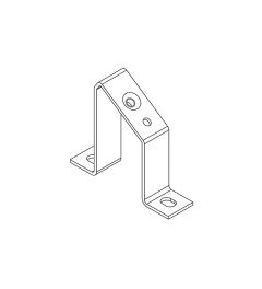 MF-A68 mounting bracket for 35mm DIN rails(H)