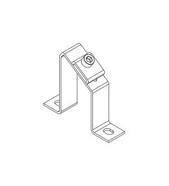 MF-A68 mounting bracket+clip for 10×3mm busbars